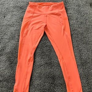 NEW NEON ORANGE WORKOUT LEGGINGS